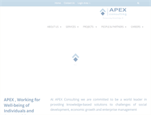 Tablet Screenshot of apexconsulting.biz